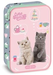 Ars Una Többszintes tolltartó Cute animals-tea party (00709)