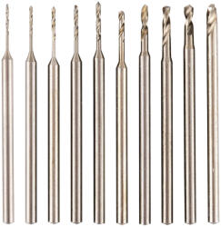 GRAPHITE Set de burghie din pentru mini-polizor, 10 bucăți (56T656) Burghiu
