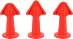 TOYA Set de 3 aplicatoare din silicon (YT-52624)