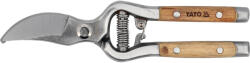 TOYA Foarfecă de grădină, tip bypass, mâner din lemn, 210 mm (YT-88053) Foarfeca de gradina