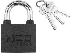 Neo Încuietoare de 50 mm, din oțel turnat vopsit, rezistentă la intemperii, cu 3 chei (85058)