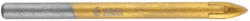 GRAPHITE burghiu universal 4 tăișuri, titan, 6 mm, sticlă/lemn/plastic/metal/piatră (54T405) Burghiu