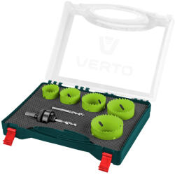 VERTO Set de 7 burghie bimetalice, 38-64 mm (60H964)