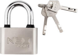 Neo Încuietoare 60 mm, din oțel turnat cu cupru, rezistentă la intemperii, cu 3 chei (85065)