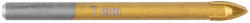 GRAPHITE burghiu universal 4 tăișuri, titan, sticlă/lemn/plastic/metal/piatră, 7 mm (54T406) Burghiu