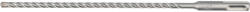 TOYA Burghiu pentru beton cu secțiune transversală, SDS Plus, 6×260 mm (YT-42313) Burghiu