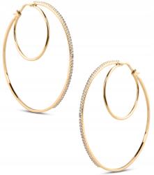 Goldmark Arany Karikafülbevaló Fehér Cirkónia Kővel 45 MM 14K 585