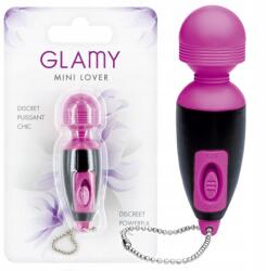  Mini Vibrációs Masszírozó Glamy Mini Lover Kulcstartó 1 Mód 6, 5 cm Abs Tpr