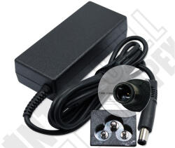 HP Compaq Presario CQ35 7.4*5.0mm + 0.6mm pin 18.5V 3.5A 65W fekete notebook/laptop hálózati töltő/adapter utángyártott (IC010039-091)