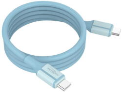 ANSMANN silicone cable USB-C to USB-C (blue, magnetic, 120cm) (1700-0202) - pcone