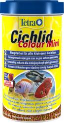 Tetra Cichlid Colour Mini Pellets 500 ml, tápanyag kistestű sügérféléknek (Array)