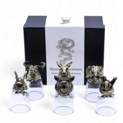 AWGifts 6 db-os Bottom Up pohár szett (50 ml) Misztikus lények (BBUG-04)