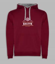 Roly Ajándék kapucnis pulóver Balti-tenger bordó, XL