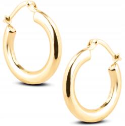 Goldmark Klasszikus Kerek Arany Karika Fülbevaló Patenttal 20 MM 14KT 585