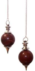AWGifts Inga Piros Jasper kő gömb 15g inga (ballmp-04)