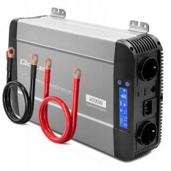 Qoltec Feszültség átalakító 12V-ról 230V-ra 2000W Usb-c Ms Wave Ups LiFePO4 Agm