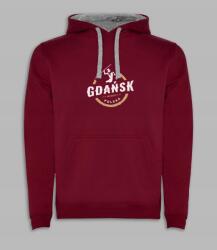 Roly Ajándék kapucnis pulóver Gdańsk bordó, XL