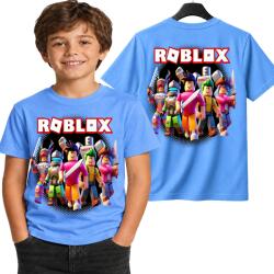  Gyerek Póló Kék Roblox Happy World Party Csapat S 128 CM