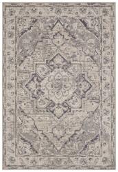 Mojdywan Hagyományos szőnyeg nappaliba 160x235cm, klasszikus szürke-bézs, puha szőr (105596 CREME GREY)
