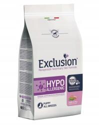 Exclusion kölyökkutyáknak Hypoallergenic sertéshús és borsó 12kg