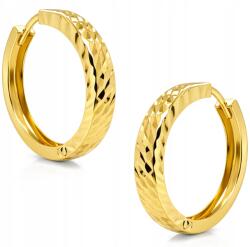 Goldmark Arany Fülbevaló Gyémánt Karikák 2 Az 1-BEN18 MM 14KT 585