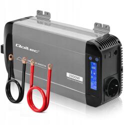 Qoltec Feszültség átalakító 12V 230V 1000W Usb-c Ms Wave LiFePO4 Agm Gel