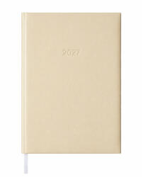 Bluering Határidőnapló agenda Standard B/5, napi fehér lapokkal drapp Bluering® 2027 (66983) - iroda-ellatas