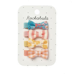  Rockahula Kids Hajcsat Heidi Virágos Mini Masnis - 4 db