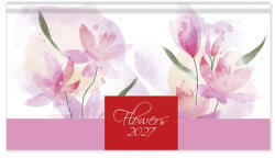 pd Calendar Határidőnapló Period Flowers Zsebnaptár fekvő Rose papír 2027