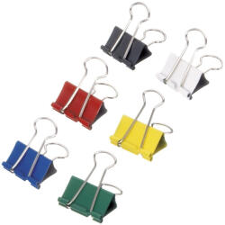 MAUL Binder csipesz MAUL 32 mm színes 12 darabos (2133299) - papir-bolt
