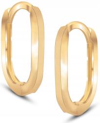 Goldmark Gyönyörű Arany Klasszikus Ovális Fülbevaló 15 MM 14KT 585