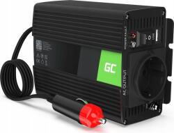 Green Cell Autós feszültségátalakító 12V-ról 230V-ra, 150W/300W