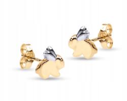 Goldmark Aranyos Arany Nyuszis Stiftes Fülbevaló Kislánynak 14KT 585 (ZKKROLICZKI585)