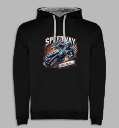 Roly Ajándék kapucnis pulóver Speedway Salak Lengyel autós fekete M