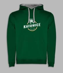 Roly Katowice ajándék kapucnis pulóver, sötétzöld, S
