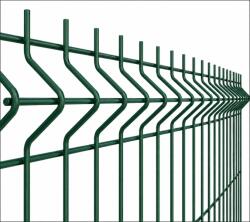  Panou gard 3D zincat 1, 03 x 2, 50 m, fir 5 mm, 46 bare verticale, verde (MT-3D-5-V-1.03)