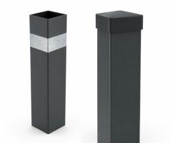 Stalp gard zincat 2, 30 m, profil 60 x 40 mm, grosime 1, 5 mm, antracit (MT-ST-2.30-1.5-A)