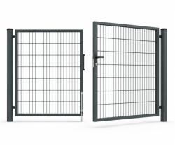  Poarta dubla DUOS zincata 1, 20 x 4 m, panou 2D 5/4/5 mm, antracit (MT-PD-1.2-4-A)