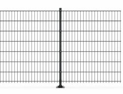  Panou gard DUOS 2D zincat 2, 03 x 2, 50 m, fir 5/6 mm, 46 bare verticale, antracit (MT-2D-5-6-46-A-2.03)