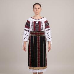 Ie traditionala Costum popular format din catrinta , brau si ie - Vasilica 2 ( masuri pana la 6XL )