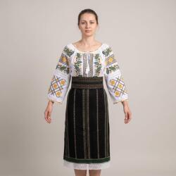 Ie traditionala Costum popular format din catrinta , brau si ie - Gheorghita 4