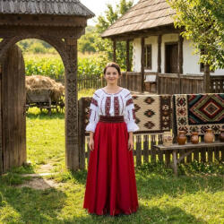 Ie traditionala Set traditional format din ie, fusta si brau 120