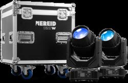 BeamZ Professional NEREID1R Set de 2 movinghead-uri Beam in cutie de transport, LED MSD alb de 150W, DMX, IP65, BeamZ Pro (152.046)