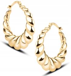 Goldmark Gyönyörű Arany Karika Függő Fülbevaló Grande Cornetto 29 MM 14 Karát 585
