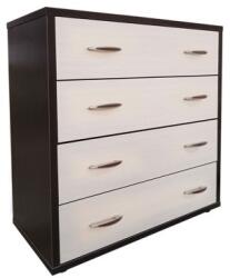 Spectral Mobila Comoda Torino cu sertare Wenge / Brad, 85 x 89 x 42 cm Comoda