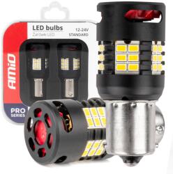 AMiO Led izzók Canbus Pro series 1156 BA15S P21W R10W R5W 24x3020 Smd Fan Whit