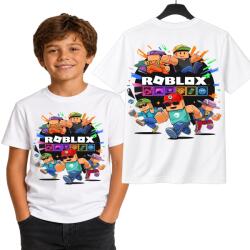 Gyerek Póló Fehér Roblox Születésnapi Ajándék Roblox World L 152 CM