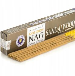 Vijayshree Golden Nag füstölő 15g Szantálfa (Vijayshree - Sandalwood 15g.)