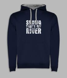 Roly Horgász kapucnis pulóver horgászoknak Skawa, sötétkék, L