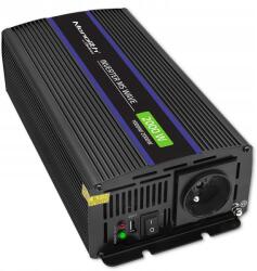 Qoltec Feszültség átalakító 2000 Ms Wave 12V 230V 1000/2000W Usb